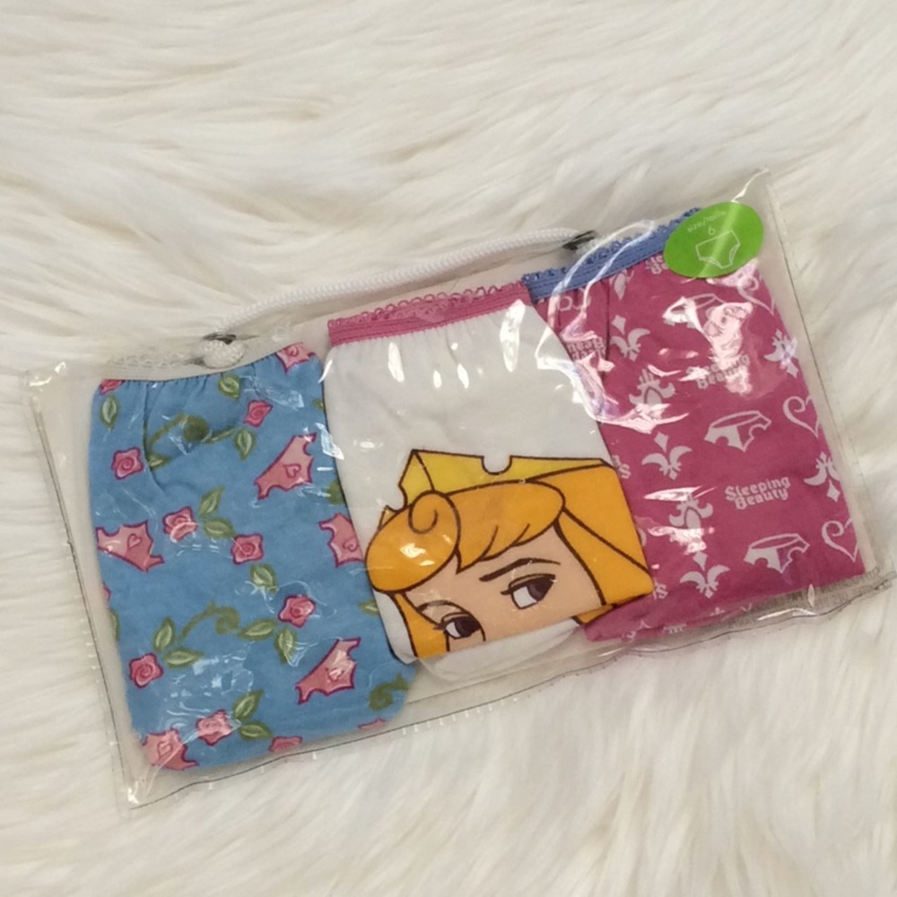Disney Store Sleeping Beauty 3-pack pkg of panties